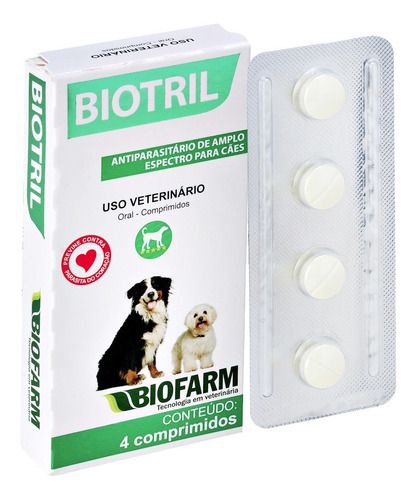 Biotril Com 4 Comprimidos - Biofarm