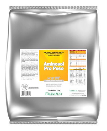 Aminosol Pro Peso 1 Kg - Lavizoo