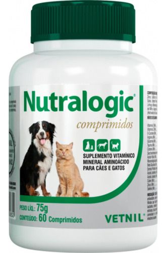 Nutralogic Com 60 Comprimidos - Vetnil