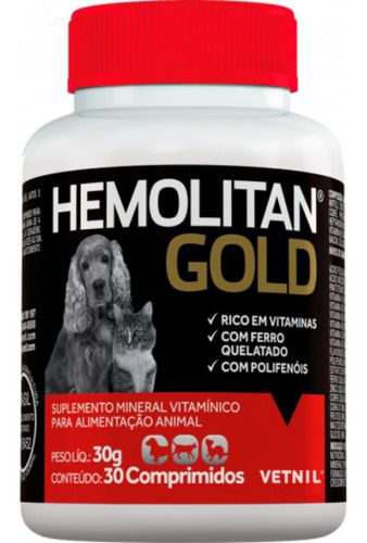Hemolitan Gold 30 Comp. - Vetnil