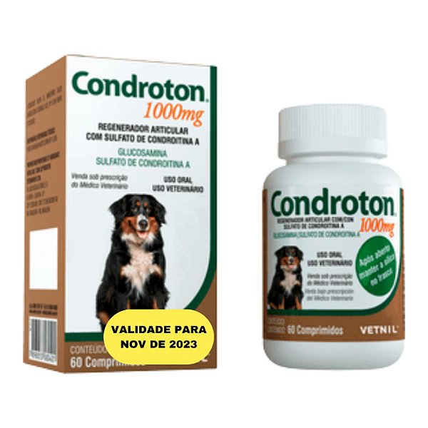 Condroton 1000 Mg 60 Comprimidos - Vetnil