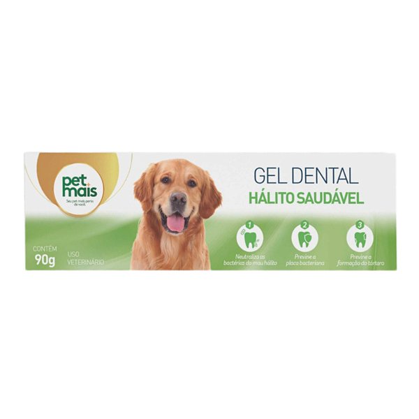 Gel Dental Hálito Saudável 90 Gr - Petmais