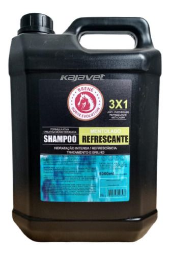 Shampoo Refrescante Mentolado 5l - Brene Horse