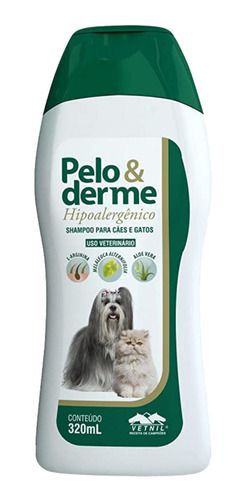 Shampoo Vetnil Pelo & Derme Hipoalergênico - 320ml