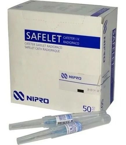 Cateter Intravenoso Safelet 16G x 1 1/4" Caixa Com 50 Unidades - Nipro