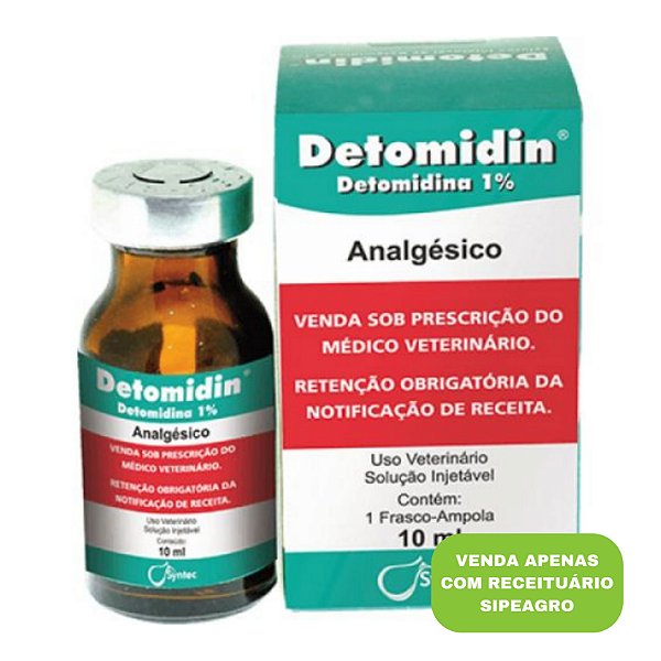 Detomidin (Detomidina) 1% 10 mL (Controlado) - Syntec