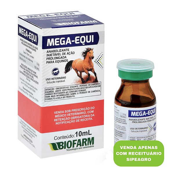 Mega Equi 10 mL (Controlado) - Biofarm