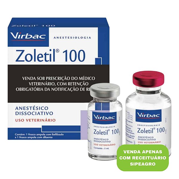 Zoletil 100 5 mL (Controlado) - Virbac