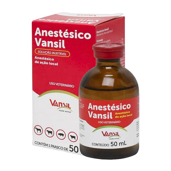 Anestésico Injetável 50 mL - Vansil