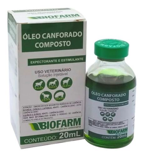Óleo Canforado Composto 20 mL - Biofarm