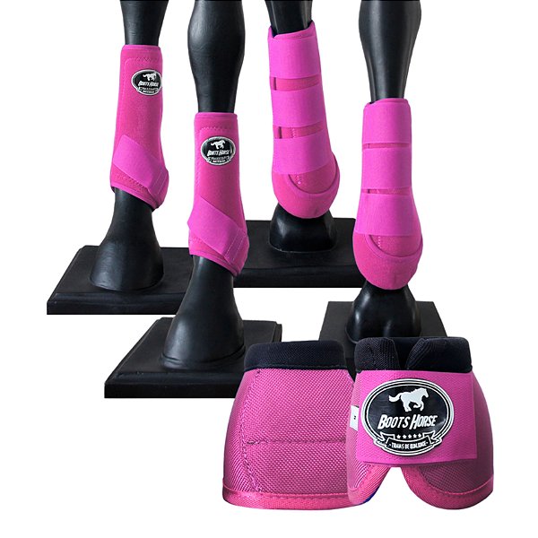 Kit Color Completo Boleteira + Cloche Pink- Boots Horse