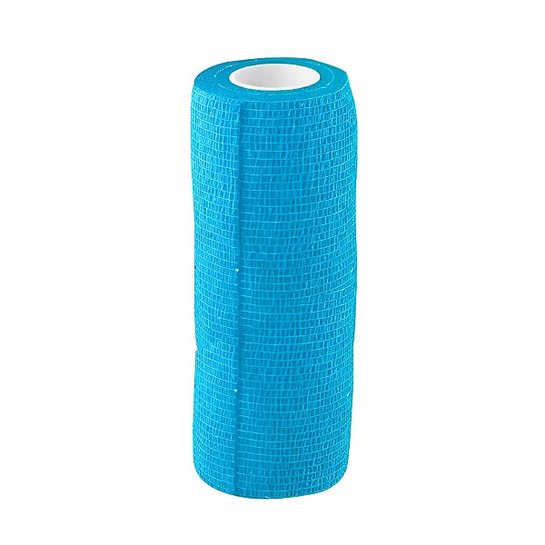 Bandagem Elástica Autoaderente Azul Claro 15 cm x 4,5 mt