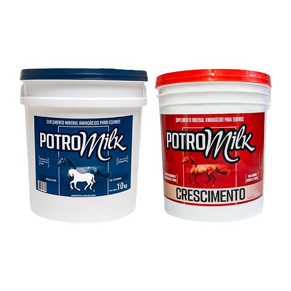 Potromilk 10 Kg + Potromilk Crescimento 10 Kg - Repamix