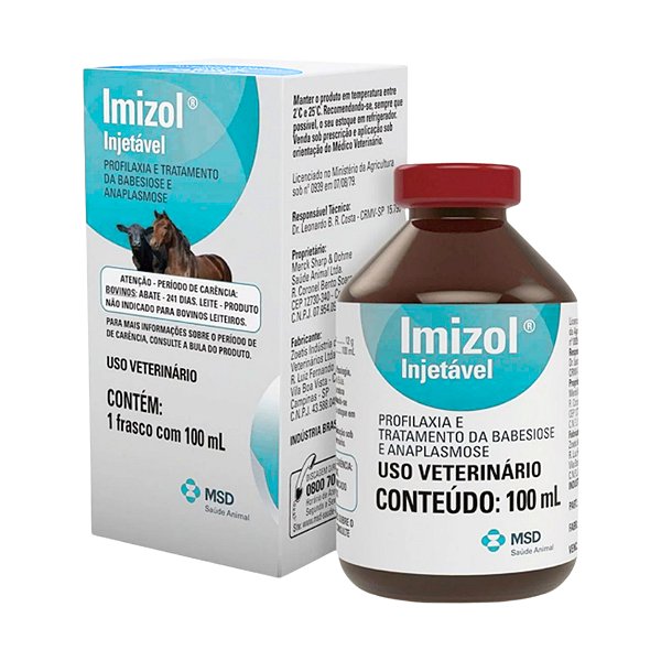 Imizol Injetável 100 mL - MSD
