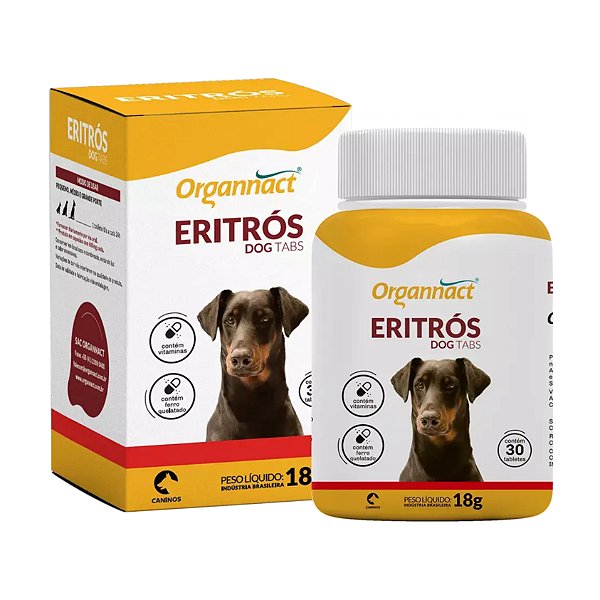 Eritrós Dog Tabs 18 Gr - Organnact