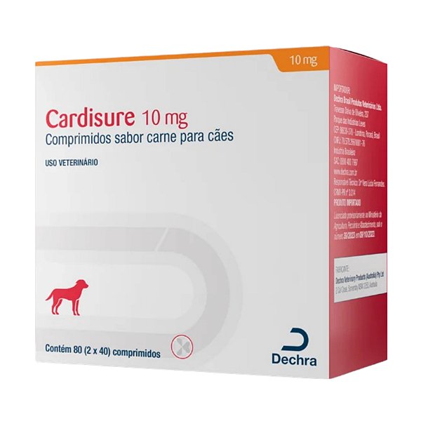 Cardisure 10 Mg 80 Comprimidos - Dechra
