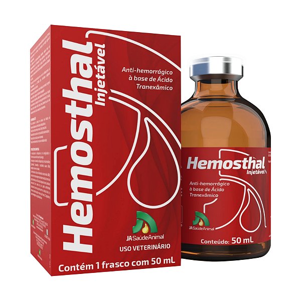 Hemosthal 50 mL - JA Saúde Animal
