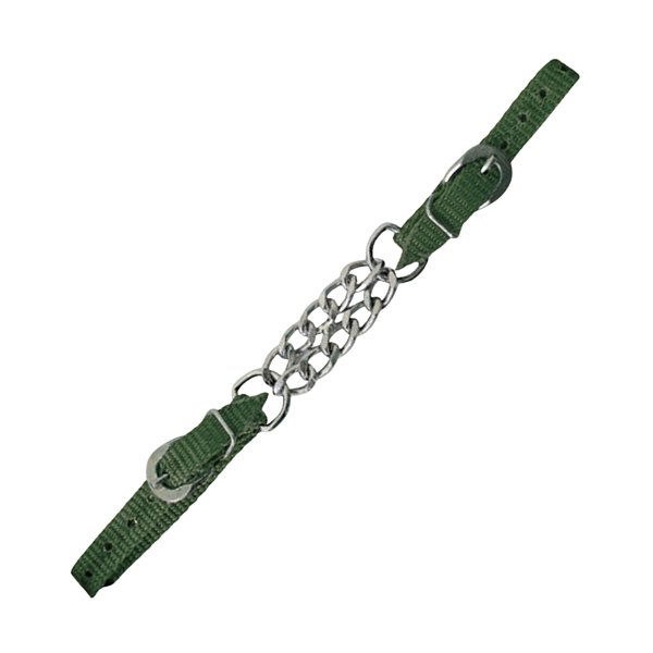 Barbela de Nylon 2 Correntes Verde Militar - Boots Horse