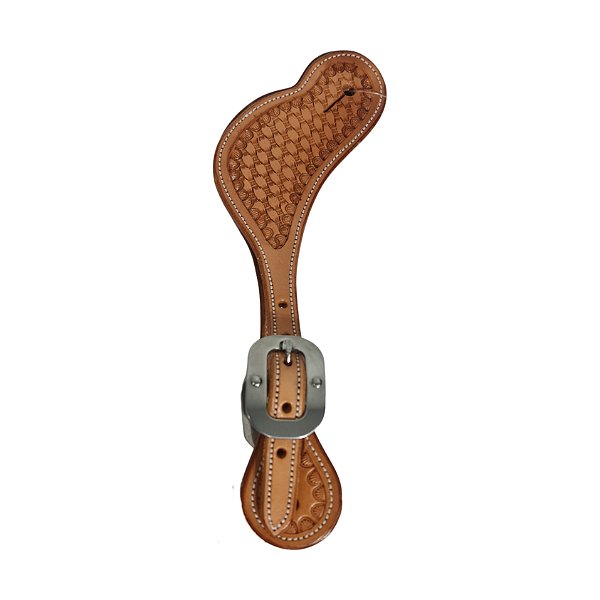 Correia de Espora Bordada Fivela Inox - Boots Horse