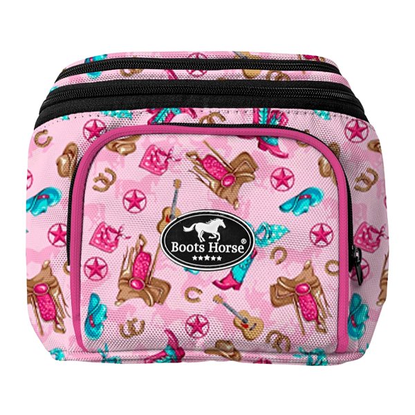 Pochete Para Sela Tamanho M Estampa Country Colorida - Boots Horse