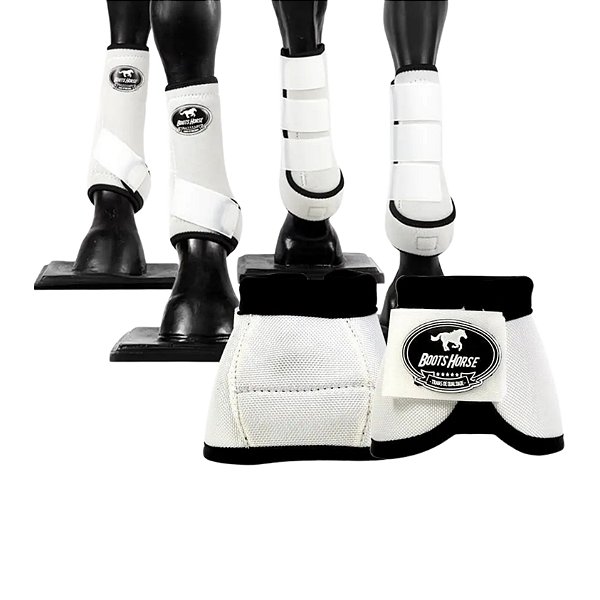 Kit Color Completo Cloches + Boleteiras Branco - Boots Horse