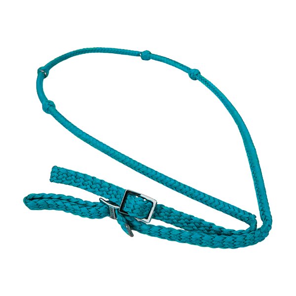 Rédea de Nylon Com Peia 8 Tentos Azul Turquesa - Boots Horse