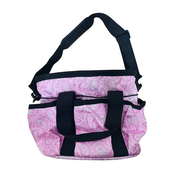Bolsa Para Kit Higiênico Estampa Paisley Rosa - Boots Horse