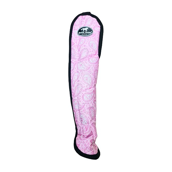 Protetor de Rabo Estampa Paisley Rosa - Boots Horse