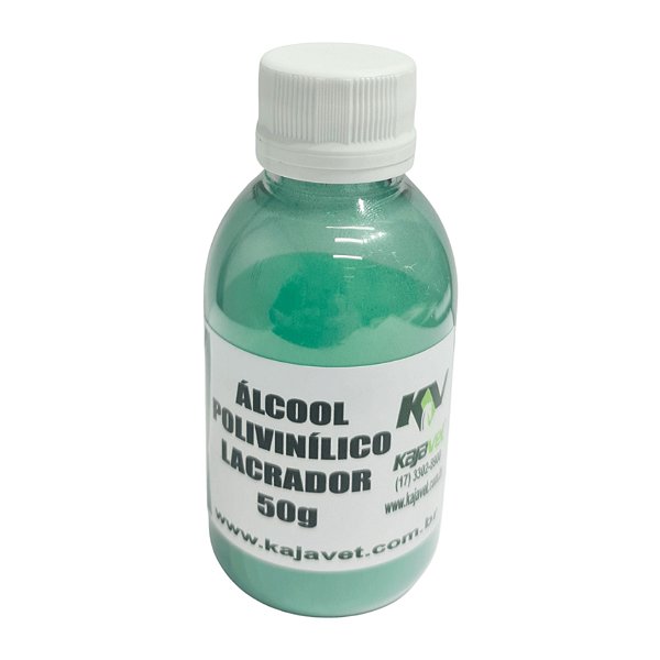 Álcool Polivinílico Lacrador Verde 50 Gr - Kajavet