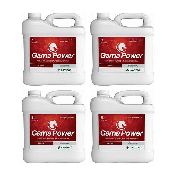 Gama Power 5 Lts Caixa Com 4 Unidades - Lavizoo