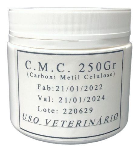 Carboxi-Metil-Celulose CMC Em Pó 250 Gr Kit Com 4 Unidades