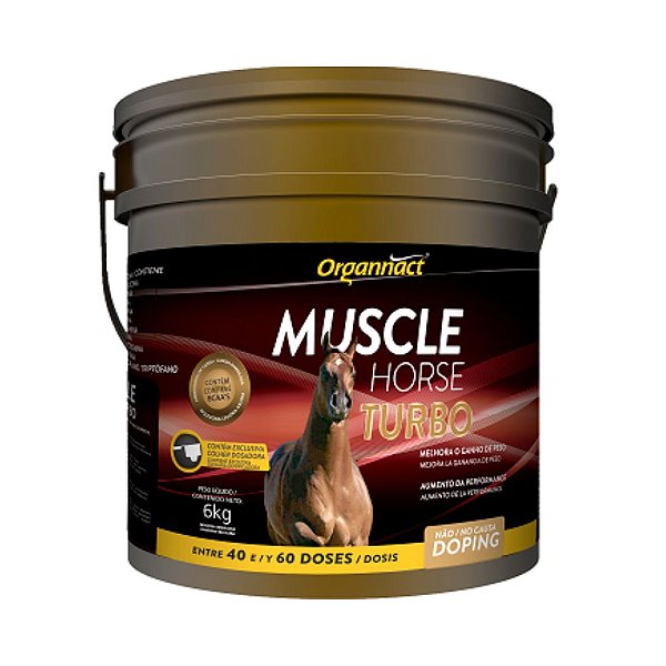 Muscle Horse Turbo 6 Kg Balde - Organnact