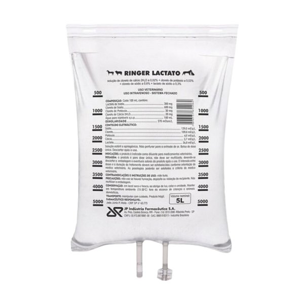 Ringer Lactato 5 Lts - JP Farma