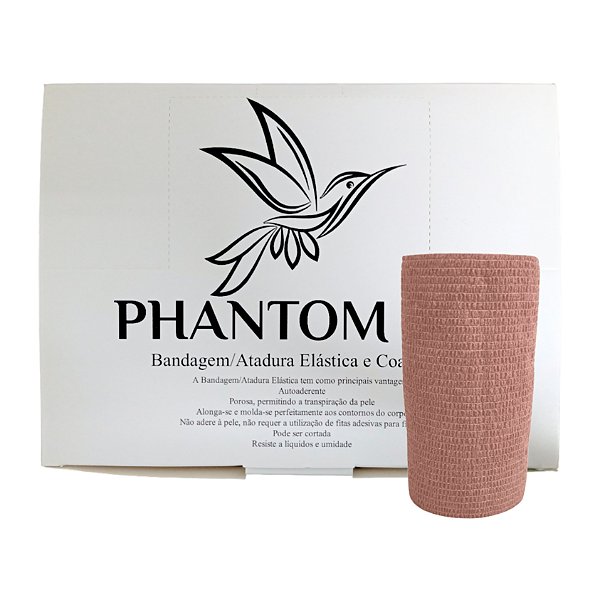Atadura Natural 10 cm x 4,5 mt 12 Unidades - Phantom HK