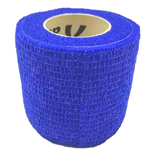 Atadura Elástica Autoaderente Azul 5 cm x 4,5 mt Kit Com 5 Unidades - Syrvet
