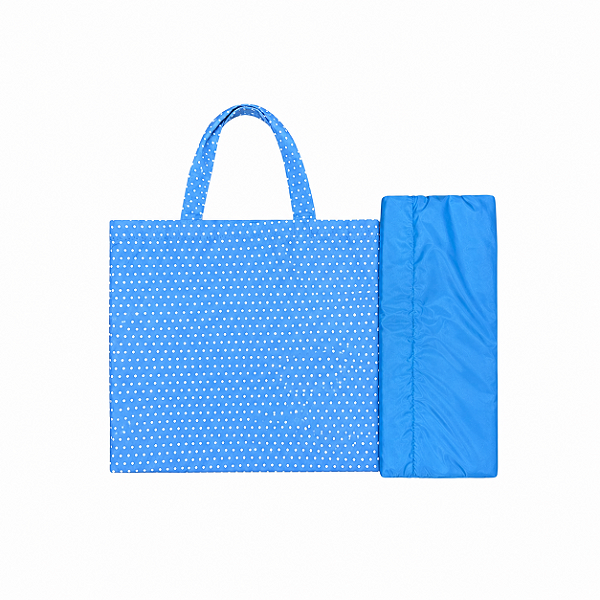 Kit Passeio Pet Bolsa + Colchonete Bolinhas - SS Pet's