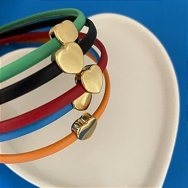 Choker 30Cm Color Fosca Coração