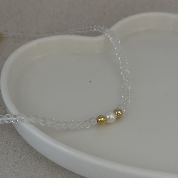 Choker 30Cm Cristal N4 Transparente