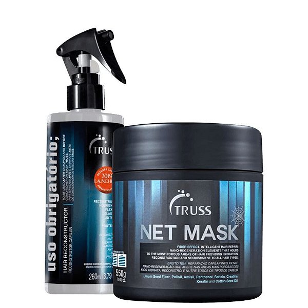 Kit Truss Net Mask Obrigatório (2 Produtos)