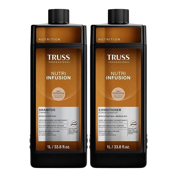 Kit TRUSS Nutri Infusion Shampoo e Condicionador Litro