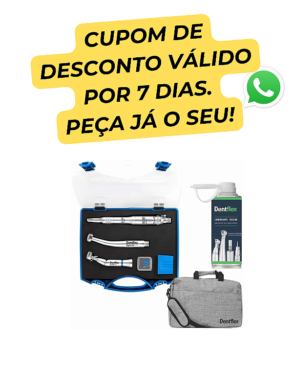 Kit acadêmico intra spray triplo push button - Dentflex