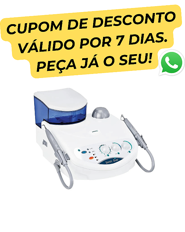 Ultrassom e jato bicarbonato com bomba sonic duo - Saevo