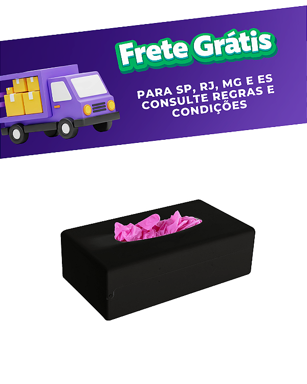 Dispensador de luvas preto - OGP