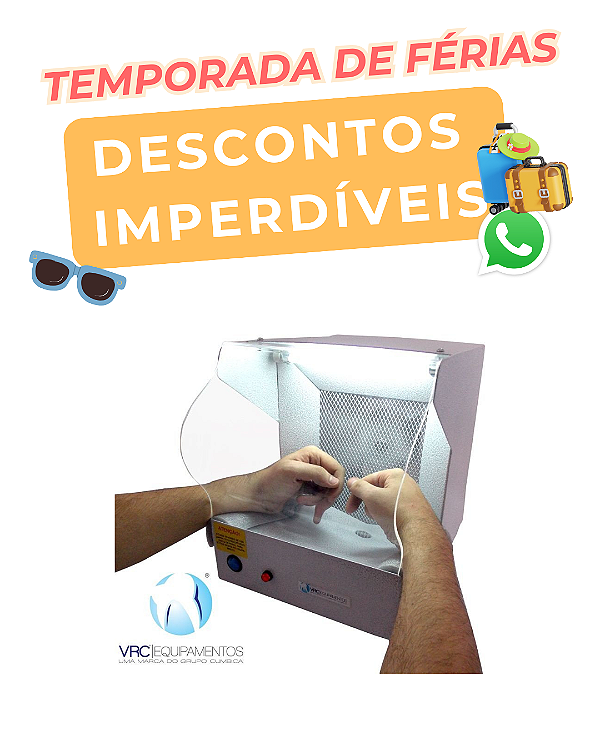 Câmara para desgaste com exaustor e iluminação - Vrc