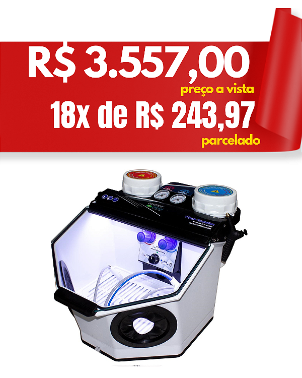 Central de jateamento trijato precision - Essence Dental