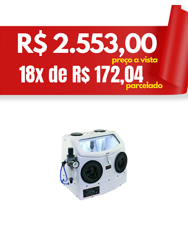 Central de jateamento trijato com exaustor - Protécni