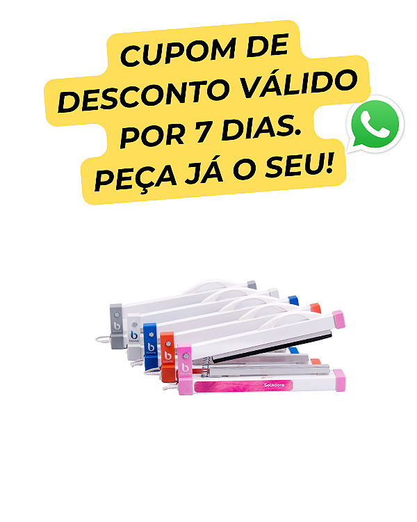 Seladora papel grau cirúrgico 25cm bivolt - Biovox