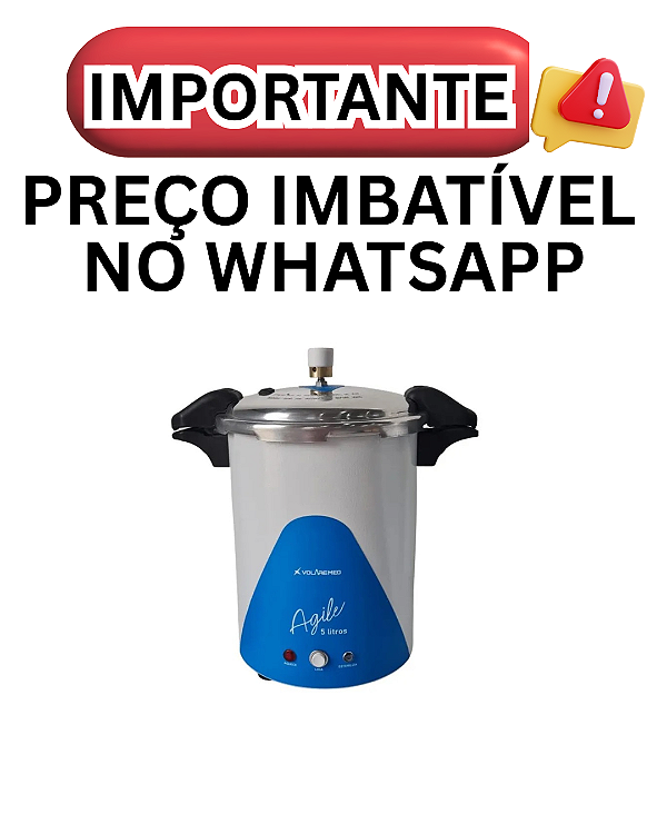 Autoclave agile 5 litros azul - VolareMed