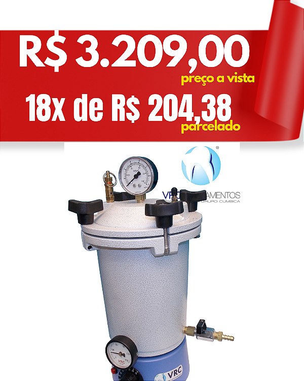 Panela elétrica polimerizadora nº 4 analógica - Vrc