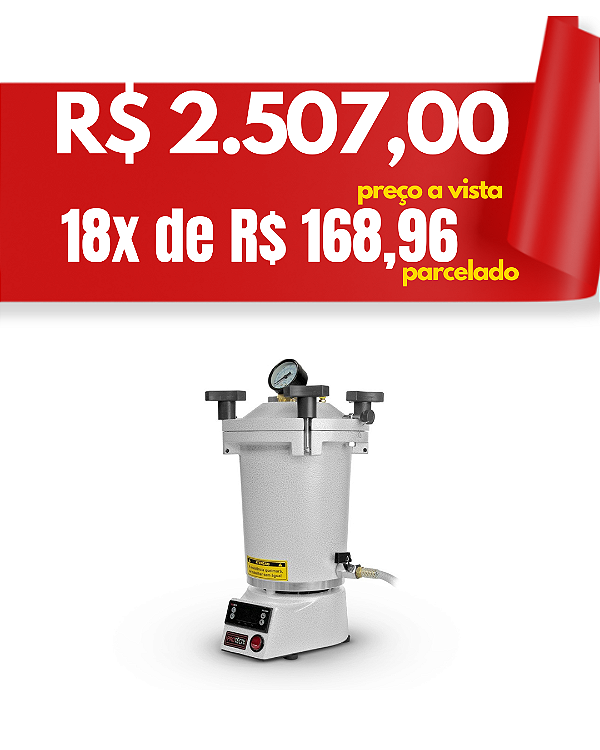 Panela elétrica polimerizadora nº 2 digital 3 estágios - Protécni